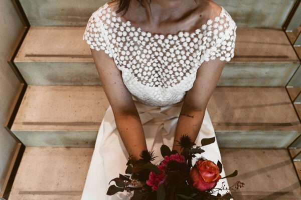 Mix and match Zweiteiler Brautkleid